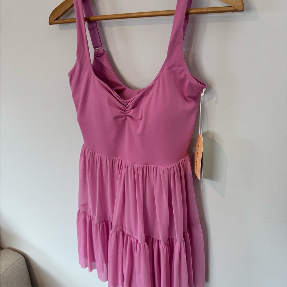 Blogilates Women's Sweetheart Babydoll Dress, Pink, NWT - Picture 6 of 15